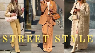 Effortlessly Elegant Spring Fashion in Milan: Street Style Trends & Spring Chic•Iconic Looks