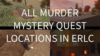 ALL CLUE LOCATIONS IN THE HALLOWEEN QUEST IN ERLC!! (ER:LC Halloween Update)