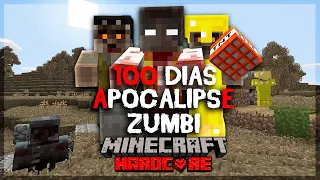 SOBREVIVI 100 DIAS EM UM APOCALIPSE ZUMBI NO MINECRAFT HARDCORE - O FILME