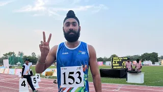 100m Final men| Khelo India University Games 2023, Lucknow, Uttar Pradesh