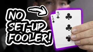 The Best NO SETUP Self Working Card Trick To Perform In 2021!