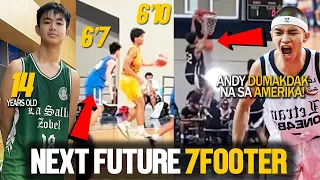 Andy Gemao First Dunk sa AMERIKA! Tyler Reyes 14yo pero 6'7 na!