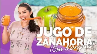 JUGO DE ZANAHORIA CON MANZANA | ZUMO DESINTOXCANTE - Jacquie Marquez