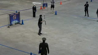Cameron Arroyo Solo Medals Round World Drill Championships (Top Angle)