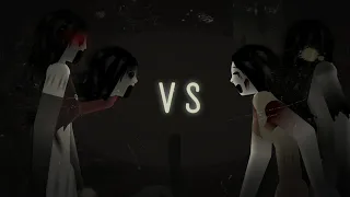 Slendrina vs Sadako and Kayako (short animation)