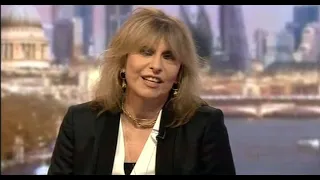 Chrissie Hynde on the BBC's Andrew Marr show in 2015.