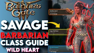 BRUTAL Barbarian Class Guide For Baldur's Gate 3! - (Baldurs Gate 3 Barbarian Build Guide)
