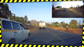 #1 Crazy drivers Kenya:  What are they doing???? (watch rear cam overlay) | Dash Cam Kenya