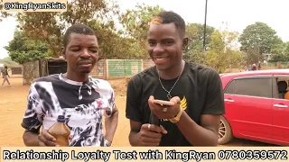 Mudhara vacho vakutoita kunge vakadyiswa ava 😂#relationship Loyalty Test With KingRyanSkits