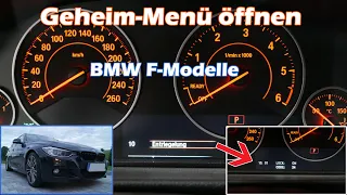 BMW F-Modelle Geheimmenü freischalten I Diagnose I F30 F10 F01 F15 BMW 3er 5er 7er X3 X5