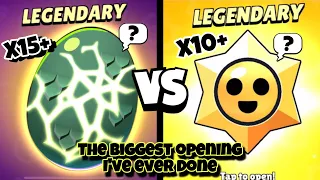 My biggest opening I’ve ever done! #monsteregg vs #stardrop