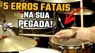 5 Erros ao Segurar as Baquetas que você precisa corrigir