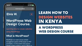 Learn how to create websites in Kenya.