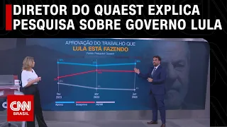 Diretor do Quaest explica pesquisa sobre governo Lula | CNN 360º