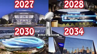 Predicting the next Super Bowl Host Stadiums (2024-2037)