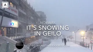 It´s snowing in Geilo, Norway | allthegoodies.com