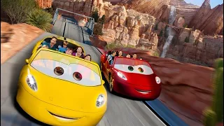 [NEW] RADIATOR SPRINGS RACERS - 4K 60FPS | Slot Car Racing Attraction | California Adventure