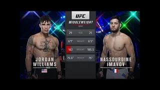 Jordan Williams vs. Nassourdine Imavov - Full Fight Highlights - UFC Fight Island 4