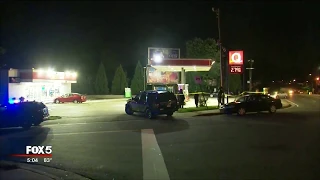 One dead during shootout at gas station