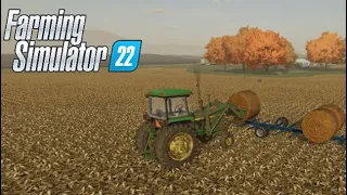 FS22!!! Picking up bales and stacking them with the 4240!!!