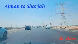 Ajman To Sharjah Drive | Road Trip From Ajman to Sharjah