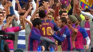 PES 2019 El Clasico FC Barcelona v Real Madrid CF Full Match