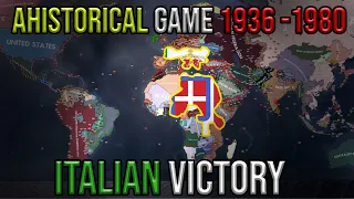 so I left an AHISTORICAL game running from 1936 - 1970... heres what happened.