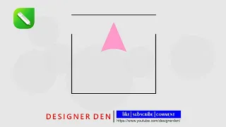 How to break line of shape in CoralDraw || square box line break || line break in coreldraw