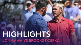 Jon Rahm vs Brooks Koepka Highlights | 2022 WGC-Dell Technologies Match Play