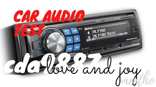 alpine cda 9887 test car audio