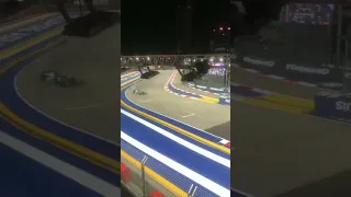 Lance Stroll 180KPH Crash 💥 2023 Singapore GP Qualifying (spectator view)