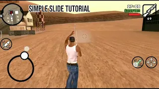 How to slide in GTA sa (mobile version)