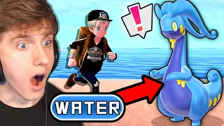 15 Minutes to Catch Only Water Type Pokemon, Then We Battle