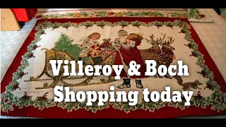 Villeroy & Boch shopping at Mettlach and eating out today.