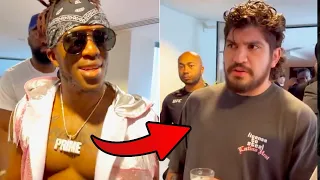 KSI And Dillon Danis ARRIVE At Press Conference