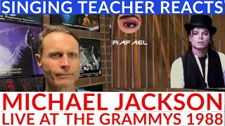 Singing Teacher Reacts To Michael Jackson Live At The Grammys 1988