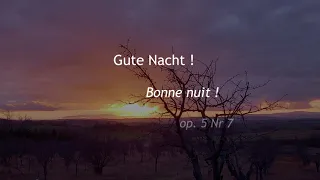 Robert Franz : Gute Nacht, op.5 Nr7