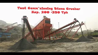 Stone Crusher Kap. 200 sampai 250 tph siap Running