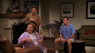 Charlie Sheen, Jon Cryer, Holland Taylor in Two and a Half Men - Evelyn finds out about Bill /Gill