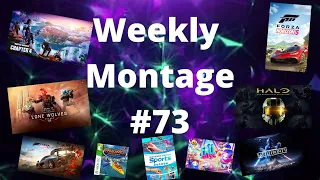 Weekly Montage #73 (Fortnite, Halo, battlefront 2, Forza, Hydro Thunder, Nintendo Sports, Fall guys)