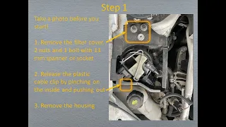 Renault Kadjar 1.5 DCI Diesel Fuel Filter Replacement