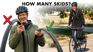 FIXIE SKID TEST - TOP 3 Tires for Fixed Gear Bikes