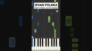 Loituma - Ievan Polkka | Piano Tutorial #shorts