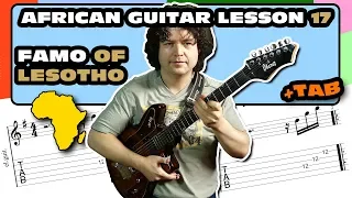 Famo African Guitar Tutorial + TAB, Guitar Backing Track & Drum Backing Track (Lesotho Style) - 17