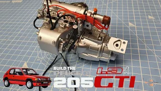 Build the Peugeot 205 1.9 GTI - Parts 5,6,7 and 8 - Assembling the Engine