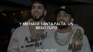 Tanta Falta (REMIX) - Bryan Myers Ft Anuel (AI) /Letra