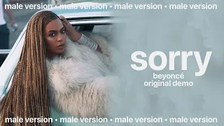 beyoncé - sorry original demo (male version)