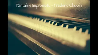Classical Piano by Frédéric Chopin | Fantaisie Impromptu | (Complete Black Screen) | 1 Hour +