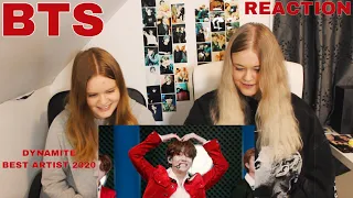 BTS (방탄소년단) LIVE 'Dynamite' @ Best Artist 2020 (REACTION