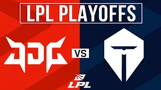 JDG vs TES Highlights ALL GAMES | LPL 2024 Spring Playoffs UB R1 | JD Gaming vs TOP Esports